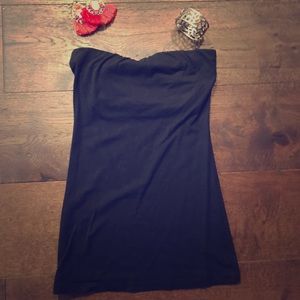 Simple Black Tube Top